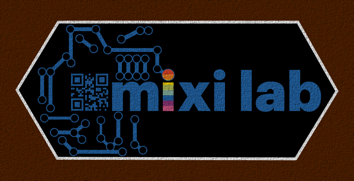 mixi lab embroidered patch