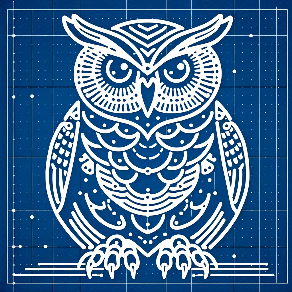 laser cut owl