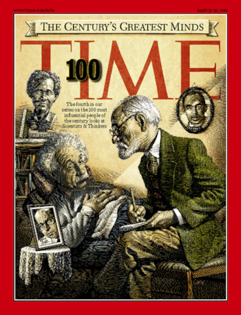 cover Time magazine, centuries greatest minds